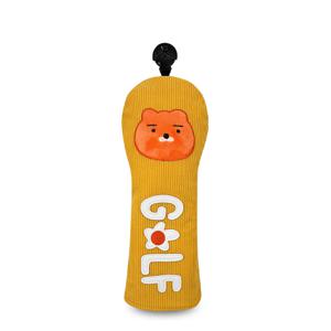 TEMU 곰돌이 패턴의 두꺼운 골프 클럽 방진 커버, 골프 장비 보호에 훌륭한 액세서리