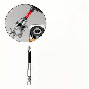 TEMU 조절 가능한 높이 자석 미끄럼 방지 십자/일자 드라이버 - 목재, 플라스틱, 유리, 카펫, 사무실 및 캠핑용 헤비듀티 공구 - 조립 불필요, 자석 팁으로 손쉬운 작업