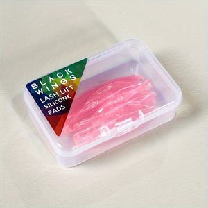 TEMU 블랙 페더 4쌍 자가 접착식 탄력 있는 케라틴 속눈썹 컬링 아이리드 패드 도구, 레이저 헤어 컬링 매트, 젤 아이 리프트 도트, 인조 & 자연 속눈썹용, 재사용 가능한 메이크업 뷰티 액세서리, 인조 속눈썹 접착 베이스, 속눈썹 컬링 도구, 속눈썹 컬러 도트, 아이 리프트 젤 패드, 탄력 있는 컬 기술, 뷰티 도구, 타겟, 저자극성 접착제