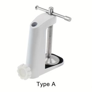 TEMU 알루미늄 합금 캔틸레버 브래킷 클램프 메탈 데스크 램프 커넥터 베이스 호스, 12MM 홀 직경 및 마이크 스탠드용 미끄럼 방지 패드 포함