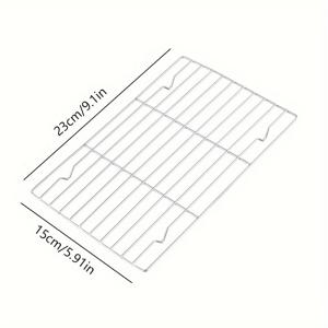 TEMU 스테인리스 스틸 케이크 스탠드, 쿠키 랙, 생선냉장 랙, 에어프라이어 매트, 볼 및 접시 단열 매트, 쿠키 냉각 랙