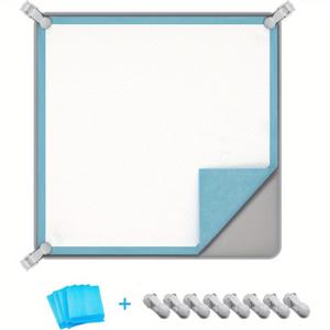 TEMU 강아지 배변 패드 보관 트레이, 미끄럼 방지 디자인, 최대 24