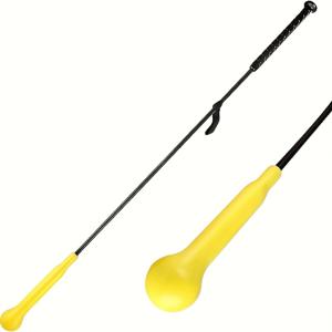 TEMU 54인치 야구 스윙 트레이너 - 소프트볼 및 야구용 솔로 타격 연습 장비 - 1대 1 코칭에 적합 - PU 소재, 노란색 - 모든 연령대에 적합 - 연중 훈련에 이상적 - 발렌타인데이, 이스터, 추수감사절, 크리스마스, 할로윈 선물용