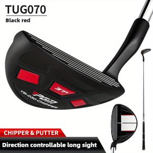 TEMU PGM 골프 퍼터 - 남녀 공용 골프 클럽 - 정렬 라인 샌드 웨지로 방향 제어 가능 - 로브 웨지