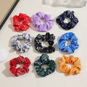 TEMU 9개의 우아한 패브릭 헤어 스크런치 세트, 여성을 위한 세련된 프린트 헤어 타이, 14세 이상을 위한 포니테일 및 업스타일을 위한 다재다능한 헤어 액세서리, 데일리 웨어 헤어 포함