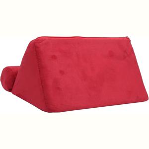 TEMU 아이패드용 태블릿 홀더, 쿠션 휴대폰 스탠드, 휴대용 소프트 삼각형 태블릿 지지대, 발소фа용 독서 베개, 침대, 바닥, 책상, 소파 및 차량에 적합한 소프트 패드 태블릿 홀더