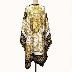 TEMU 브러시가 있는 전문가용 헤어 커팅 케이프 - 조절 가능한 스냅이 있는 살롱 스타일리스트 커팅 앞치마, 헤어디자이너 및 이발사에게 적합 - 내구성이 뛰어난 헤어 디자인 의류 도구