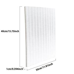 TEMU 30x40cm/11.81x15.75인치 DIY 컷-투-핏 HEPA 필터 페이퍼 - 고효율 PM2.5 정화, 저저항성, 공기청정기 및 HVAC 시스템 호환