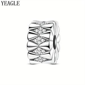 TEMU 1개 은도금 심플 빈티지 반짝이는 리본 고정 클립 기하학적 라인 디자인, 뱀 팔찌 DIY 주얼리 만들기용, 축제 및 일상 착용 및 선물용 여성 패션 주얼리 선물