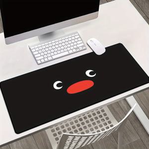TEMU 1개, 귀여운 펭귄 디자인 고화질 프린트 데스크 패드, 다용도 XXL 마우스 패드, 키보드 게이밍 마우스 매트, 사무실 컴퓨터 PC 게이머 데스크 매트. 가족 및 친구를 위한 완벽한 선물