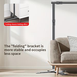 TEMU 공간을 차지하지 않는 확장형 크로스바가 있는 헤비듀티 배경 브래킷