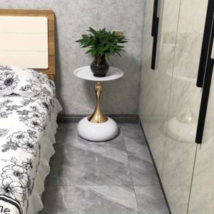 TEMU 유럽 스타일 철제 사이드 테이블 - 소형 공간에 적합한 컴팩트 모던 소파 엔드 테이블, 허리 절약형 견고한 금속 프레임, 침대, 책상, 의자용 휴대용 - 가구 (책상 & 서랍 정리함)