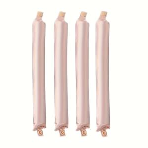 TEMU 4개 수동 컬링 완드, 모든 헤어 타입에 적합한 휴대용 수면 컬링 장치, 여행 및 가정용으로 이상적 + 여성용 수면 컬링 스타일링 도구, 휴대하기 편리하고 곱슬거림 방지 컬링 밴드