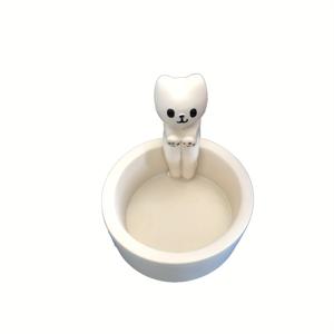 TEMU 만화 고양이 모양의 기발한 캔들 홀더, 베이킹 테마 아로마테라피 및 데스크탑 장식에 완벽