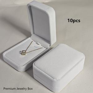 TEMU 트렌디한 패션 주얼리 보관함 10개입. 목걸이, 팔찌, 펜던트, 배지 및 기타 주얼리 선물 또는 상을 보관 및 전시하기에 완벽합니다. 발렌타인데이, 기념일, 결혼식 및 생일 선물로 이상적인 선택입니다.