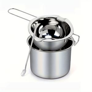 TEMU 3개 왁스 멜팅 포트 세트 (외부 포트 및 내부 포트 포함), 양초 및 비누 만들기, 왁스 모델링, 홈웨어 및 주얼리 공예용