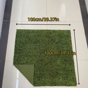 TEMU 인조 이끼 잔디 1개, 합성 이끼 잔디밭, 모조 녹색, 가정 장식, 야외 정원 파티 및 축제 행사에 적합