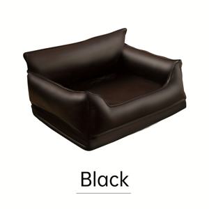 TEMU 스크래치 및 물림 방지 기능이 있는 테크 원단으로 제작된 애완 동물 소파 침대입니다. 소형에서 중형 사이즈의 고양이와 강아지에게 적합하며, 연중 휴식을 위한 좋은 선택입니다.