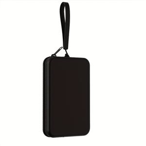 TEMU 실리콘 동전 지갑, 카드 데이터 케이블 보관 가방, 화장품 및 세면도구 정리함, 대형 생리대 파우치, 고품질 실리콘, 내구성