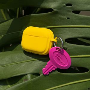 TEMU CASEWAFEE 에어팟 프로 2, 에어팟 4세대 & 에어팟 프로 3용 오리지널 보호 케이스 - 도파민 컬러 실리콘 커버