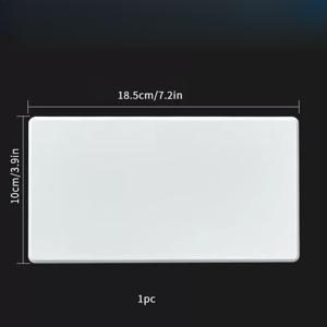 TEMU 1개 화이트 장식 벽 구멍 커버 플레이트 - 듀얼 스위치 소켓 블랭크 패널, DIY 홈 데코 및 전기 콘센트 보호용 설치 쉬운 직사각형 비전기적 커버