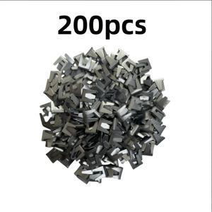 TEMU 100/200 스테인리스 스틸 펫 케이지 고정 클립, 미니 금속 애완동물 케이지 연결 커넥터, 새장, 토끼장, 닭장 등 소형 동물용 케이지에 적합, 안전 메쉬 패치