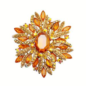 TEMU 새로운 패션 대형 라운드 브로치 - 셔츠, 정장, 드레스, 스웨터, 스카프, 쇼울, 코트용 - 일상, 파티, 모임을 위한 세련되고 우아한 액세서리