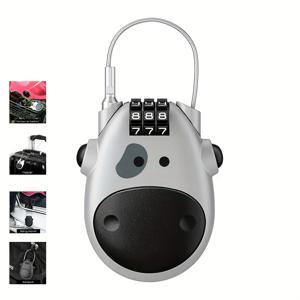 TEMU 자전거 스틸 케이블 소형 자물쇠 접이식 헬멧 잠금장치 조합 잠금장치 다양한 옵션