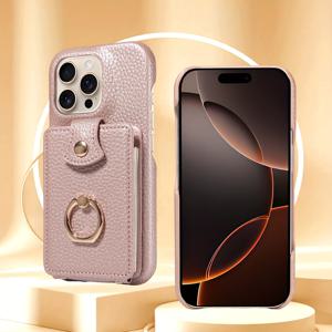 TEMU 폰 케이스: S25 Ultra/S25/S24 Ultra/S24/S23용 가죽 아코디언 플립 커버, 링 홀더, 크로스바디 스트랩 & 긴 끈 멀티 카드 슬롯 방탄 보호 케이스|지갑|핸드폰스트랩