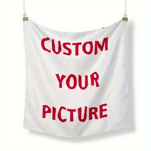 TEMU 맞춤 패턴 여성용 스퀘어 스카프, 통기성 좋고 가벼운 디지털 프린트 스카프, 자매, 어머니, 아버지 선물로 적합, 커플 맞춤 제작 가능, 남자친구와 여자친구에게 선물하기에 완벽