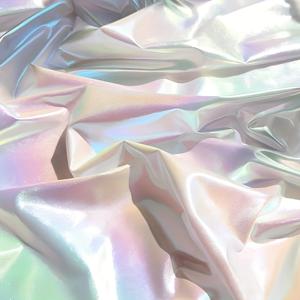 TEMU 59인치 폭의 매혹적인 유동성 같은 무지개빛 원단 조각, 스파클과 반짝이는 다이나믹한 소프트 톤 특징, 드레스, 스커트, 의상, 코스프레, 무대 댄스 의상, 추가 장식, 홈 데코 및 공예 프로젝트에 적합, 150Gsm