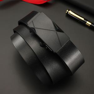 TEMU 남성용 캐주얼 블랙 자동 버클 인조 가죽 벨트, 청바지, 드레스 팬츠, 트라우저에 적합 - 남자친구나 남편을 위한 완벽한 선물 아이디어, 졸업 시즌 필수 아이템