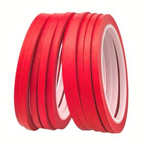 TEMU NCIBUIN 레드 페이퍼 테이프 - 강력 접착 크래프트 테이프, 5mm x 롤당 25m (총 10롤) - 페인팅, 마스킹, DIY, 선물 포장용 - , 취미 활동가 및 전문가를 위한 필수품, 매끄러운 질감, 종이 제작에 적합