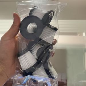 TEMU 무선 핸디형 차량용 진공 청소기 필터 6개입, 세척 및 재사용 가능, HEPA 호환, PVC 재질, 휴대용 차량용 진공 청소기 범용 교체 부품