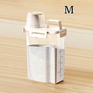 TEMU 세탁 세제용 투명 플라스틱 용기 1개 (계량컵 뚜껑 포함) - 가정용으로 적합한 대용량 밀폐형 디스펜서, 내구성이 뛰어난 플라스틱 재질, 용량 스케일, 세탁실 또는 욕실에서 세제 분배에 이상적