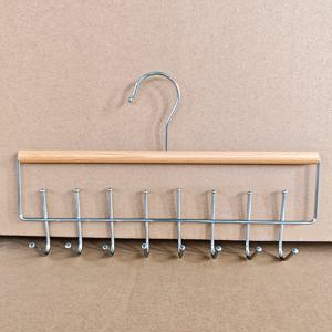 TEMU 1개 다기능 모자 정리대, 나무 옷걸이 후크 포함 | 공간 절약형 360° 회전 속옷 랙 | 가정 및 기숙사 옷장에 필수적인 디자인, 견고한 구조, 옷걸이, 스카프 걸이, 벨트 정리함, 스카프 정리대, 벨트 걸이, 스카프 홀더, 남성용 옷장 정리 및 보관, 스카프 홀더