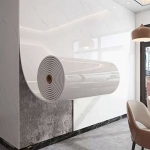 TEMU 15.8 × 393.7인치, 2.1mm 두께, 롤형 접착식 벽지 | XPE 소재 | 세라믹 타일 대리석 디자인 | 방수, 내유성, 세척 가능 | 주방 및 욕실 인테리어 벽면 리모델링용 DIY 및 커팅 가능 벽 스티커|스티커|DIY