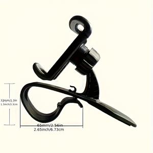 TEMU 다양한 차종에 적합한 타원형 디자인의 간편 설치형 범용 회전식 차량용 휴대폰 거치대