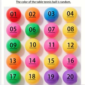 TEMU 1부터 20까지 번호가 매겨진 20개의 플라스틱 공. 생일, 파티, 결혼식, 휴일, 기업 행사 및 할로윈, 크리스마스와 같은 축하 행사에서 무작위 추첨에 적합하며, 상자 없이 판매됩니다.