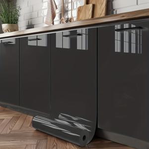 TEMU 벽지 캐비닛 스티커 - 주방 캐비닛, 카운터탑, 가구 리모델링용 반사 표면 매끄러운 질감 자가 접착 모던 벽지 크리스마스 장식 할로윈