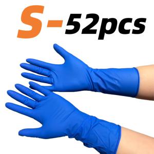 TEMU 파란색 12인치 니트릴 장갑, 터치스크린, 미끄럼 방지 손가락 팁, 파우더 프리, 주방, 욕실, 애완 동물 목욕, 페인팅, 일상 청소, 욕실 장갑, 주방 장갑, 터치스크린 장갑, 파우더프리 장갑, 미끄럼 방지 장갑에 적합