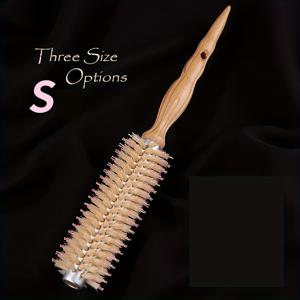 TEMU 1개입 전문가용 세라믹 이온 라운드 브러쉬 (헤어 드라이어용), 고온에 강하고 스타일링을 위한 원형 롤러 빗 특징