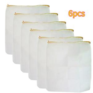 TEMU 미세 메시 나일론으로 제작된 꿀 여과용 가방, 조절 가능한 드로스트링 포함, 재사용 가능, 초보자 꿀 추출에 적합, 양봉 도구, 주방 여과 용품, 일반적으로 사용|유청분리기