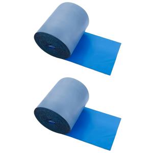 TEMU 3.94*78.7인치 대형 산업용 방수 지붕 테이프 2롤 - 파란색, 은색, 회색으로 제공되며 금속 지붕에 적합 - 금속 표면, 철재 시트용으로 설계됨
