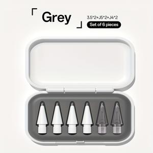 TEMU 애플펜슬 팁 교체용, 1세대 및 2세대 프로 USB 범용 iPencil Pro 호환, 모든 애플펜슬 시리즈 아이패드 팁 교체용