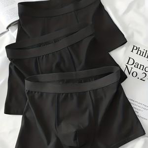 TEMU 통기성 좋고 부드러운 남성용 드로즈 3개 세트, 사이클링 속옷 - 피트니스 스포츠 속옷 - 남성 속옷, 남성 스타일 반바지, 탄성 있고 편안함, 남성 속옷, 캐주얼 스타일에 매우 적합, 남성 트렌디 반바지|반바지|남자반바지|남성반바지