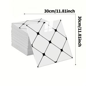 TEMU 주방 및 욕실 벽/천장용 장식 스티커 50개 - 마블 마감의 방수 PVC 패널, 간편한 유지 관리 &, 현대적인 홈 업그레이드, 천장 장식, 현대적인 스타일, 세련된 디자인, 오래 지속되는 소재, 벗겨서 붙이는 타일에 이상적