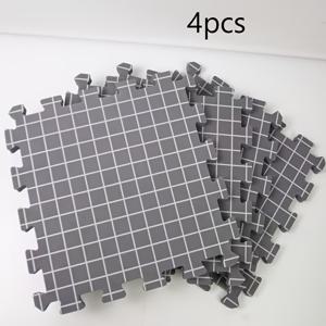 TEMU 4개입 ONBAGLST 뜨개질 & 코바늘 뜨개용 블로킹 매트 | 바늘질 또는 코바늘용 격자 블로킹 보드, 실 공예 프로젝트용 휴대용 폼 매트, 재봉 보관 | 공예 보드 - 초보자 및 선물 프로젝트에 적합한 회색|뜨개실