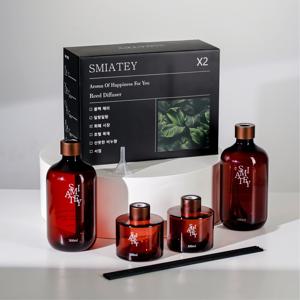 TEMU 스미어티 디퓨저 대용량 실내 방향제 리필액 선물 세트 500ml*2 플라워샵