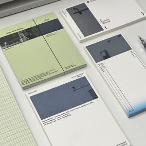 TEMU 4개 도시 풍경 테마 메모 패드 – 무광 블랭크 종이, 저널링, 노트 카드, 끈끈이 메모, 창의적인 스크랩북, 전시용 영감을 주는 찢을 수 있는 시트, 일상적인 사용에 이상적, 내구성이 뛰어나고 두껍습니다. (영어)